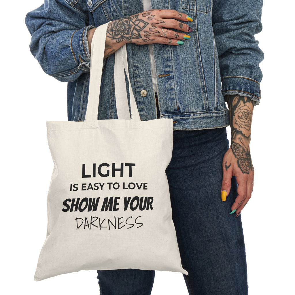 Tote Bag, Eco-Friendly Reusable Bag, Gift for Her, Minimalist Grocery Tote, Inspirational Design