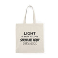 Tote Bag, Eco-Friendly Reusable Bag, Gift for Her, Minimalist Grocery Tote, Inspirational Design