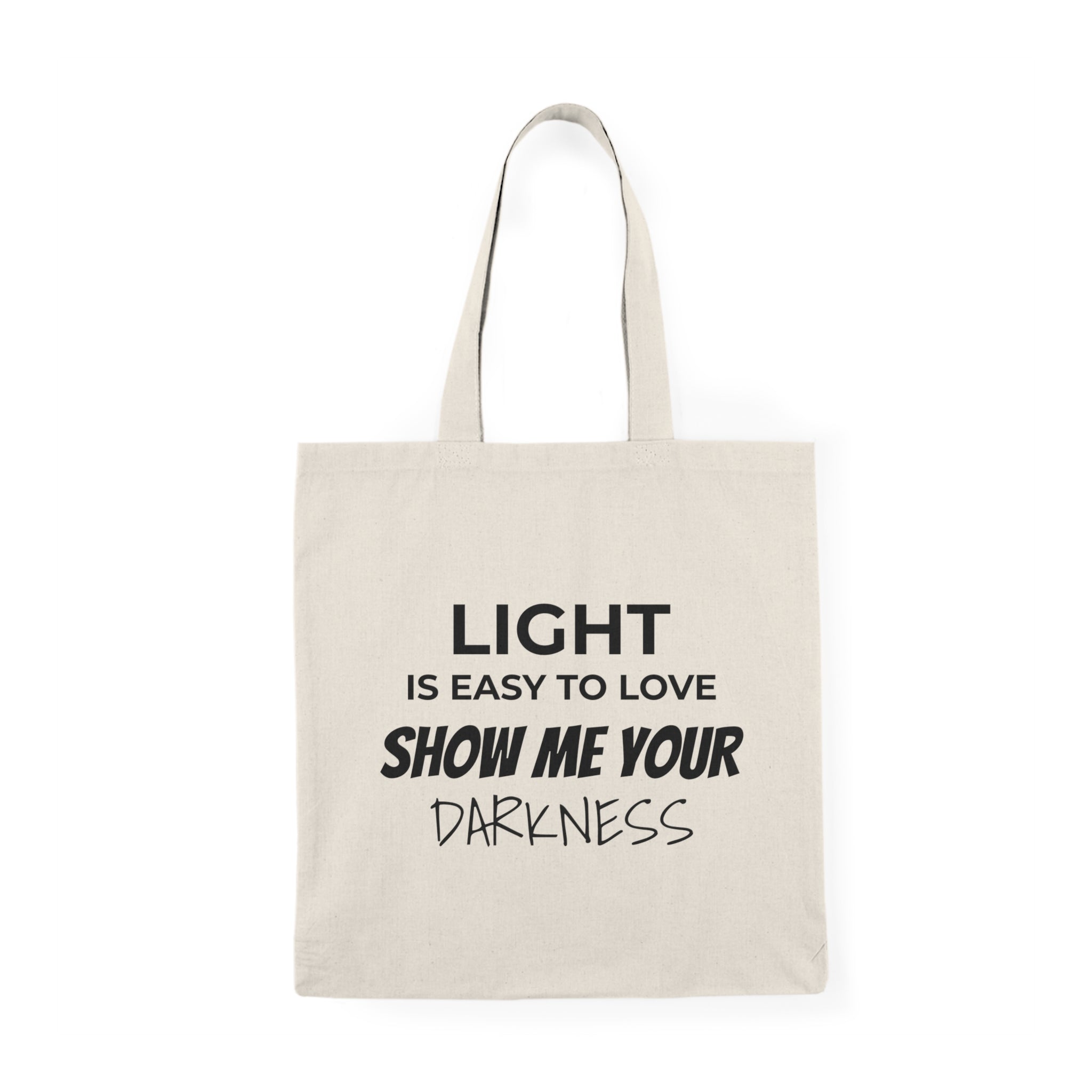 Tote Bag, Eco-Friendly Reusable Bag, Gift for Her, Minimalist Grocery Tote, Inspirational Design