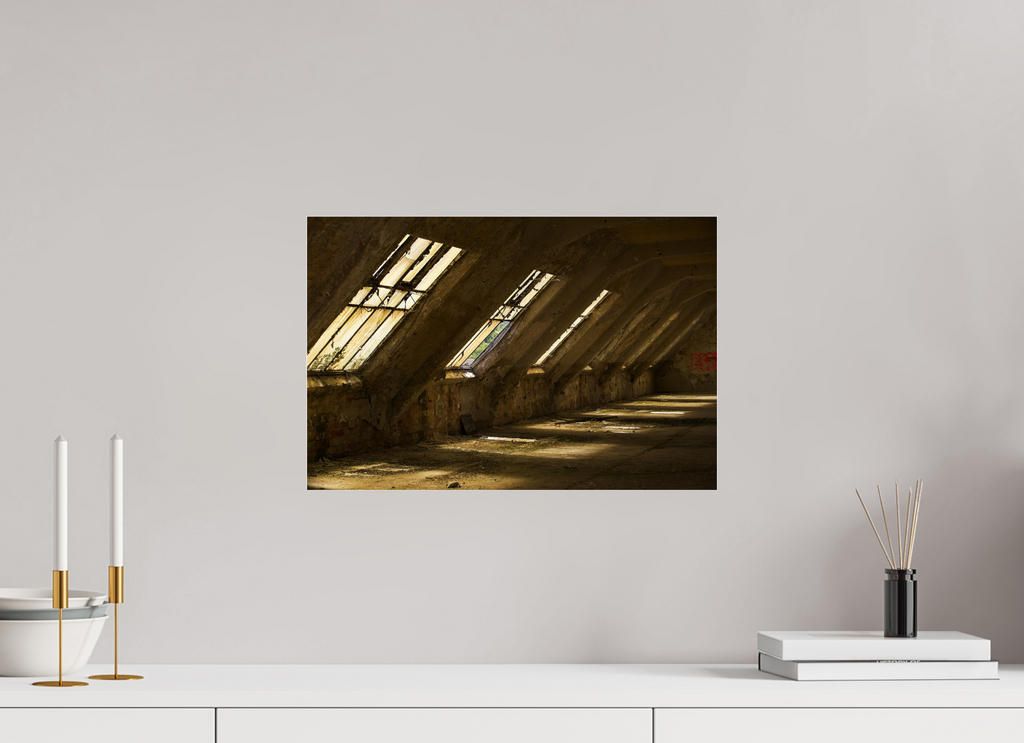 45 x 30 cm, Photo Print Under Acrylic Glass Factory Windows
