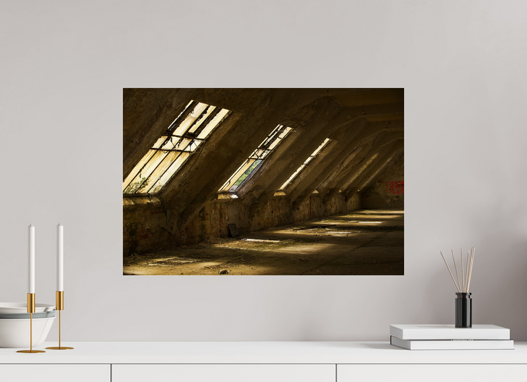 60 x 40 cm, Photo Print Under Acrylic Glass Factory Windows