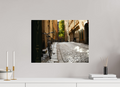 53,8 x 40 cm, Photo Print Under Acrylic Glass Cycling in the old town