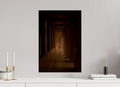 40 x 58,1 cm, Photo Print Under Acrylic Glass The dark hallway