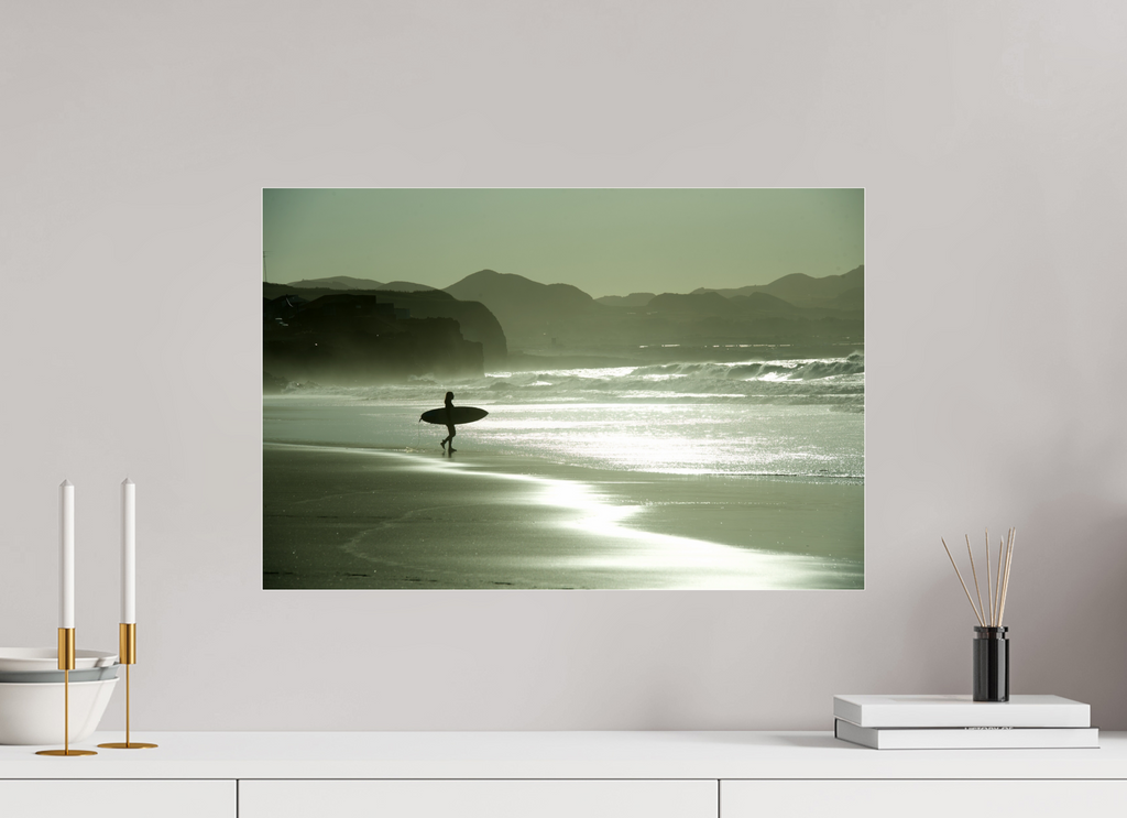 60 x 40 cm, Photo Print Under Acrylic Glass Day at the Beach