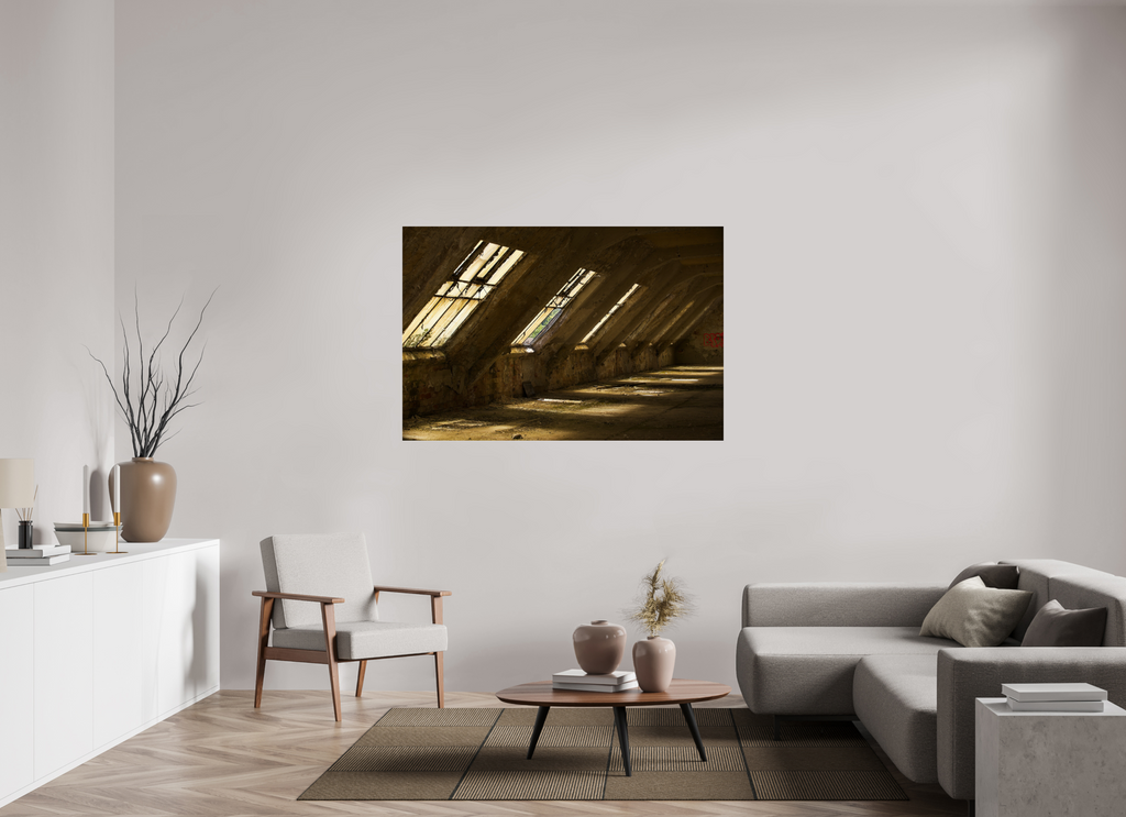 150 x 100 cm, Photo Print Under Acrylic Glass Factory Windows